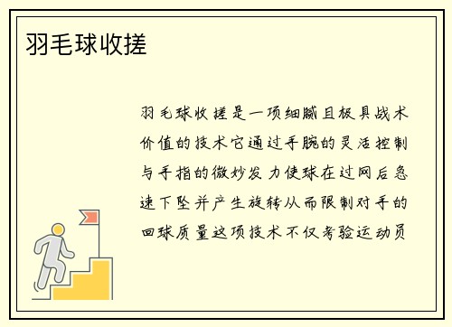 羽毛球收搓